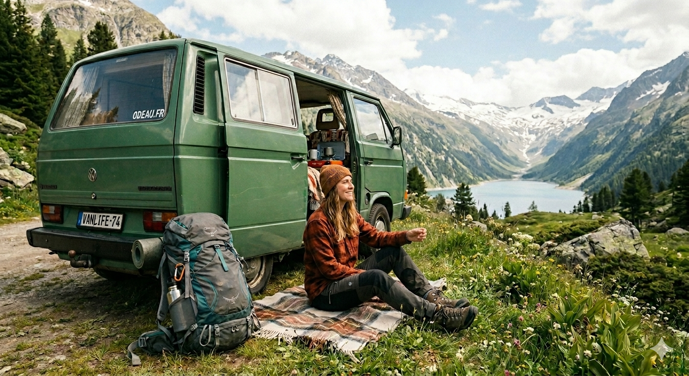 bidet portable de voyage odeau pour camping et vanlife.